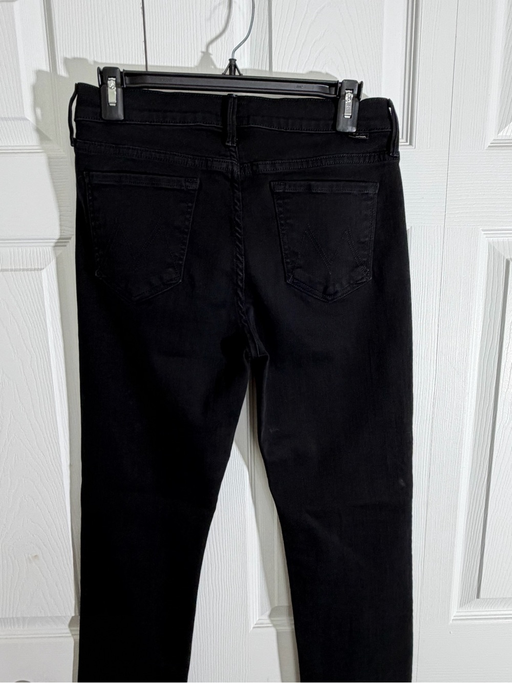 MOTHER The Rascal Ankle Step Fray — Black - Picture 8 of 10